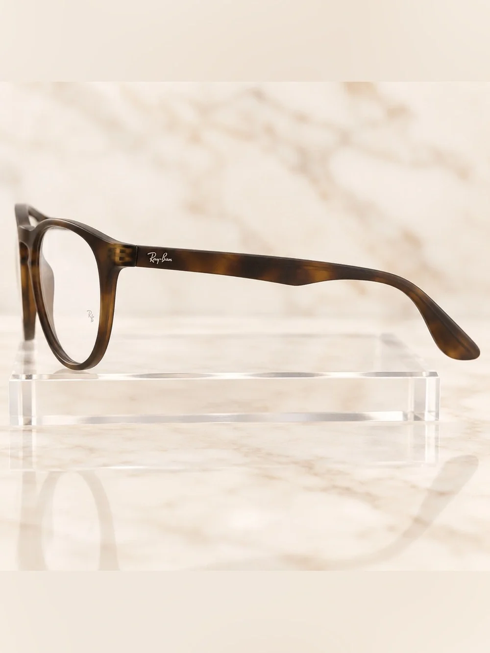 Ray-Ban Erika Havana Tortoise Round Eyeglasses Clear Lens Optical Frame